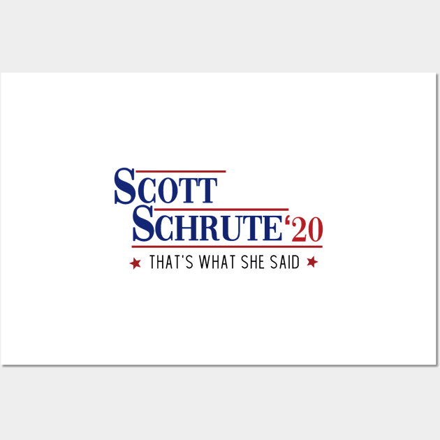 “Scott & Schrute” Wall Art by sunkissed